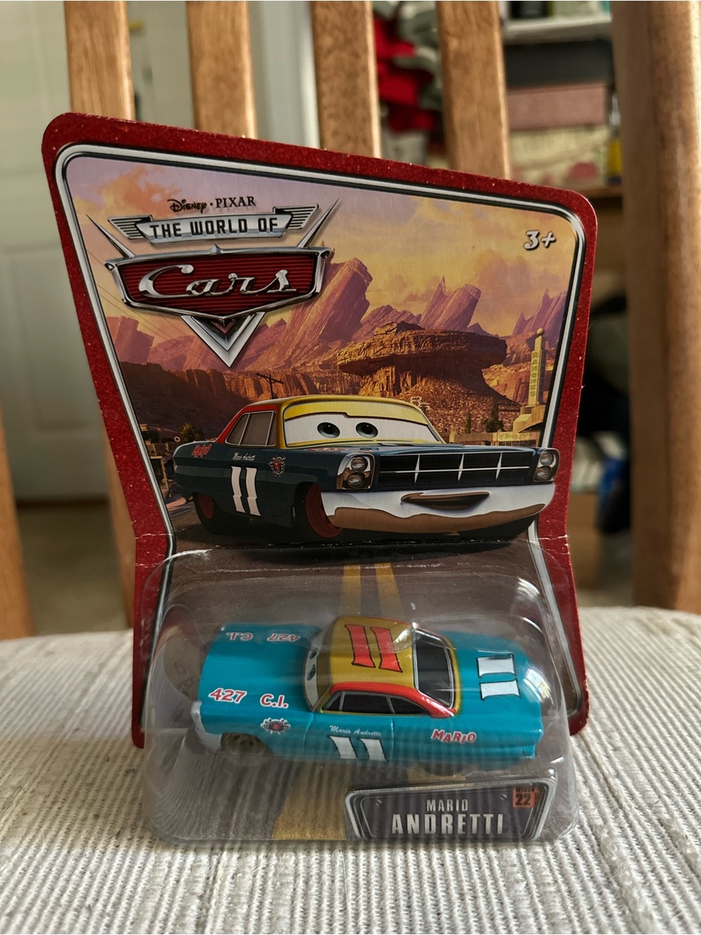 Disney Pixar Cars Mario Andretti World of Cars 2008 (See description)